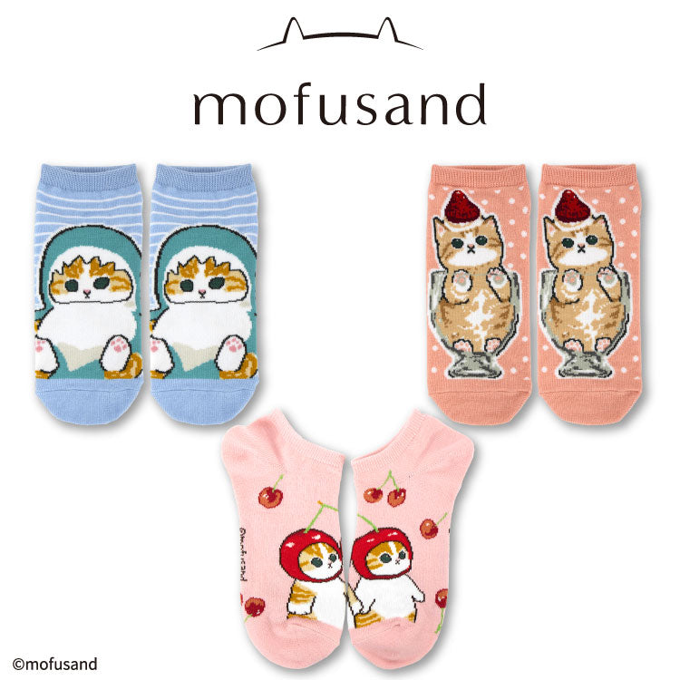 mofusand コラボ アンクルソックス