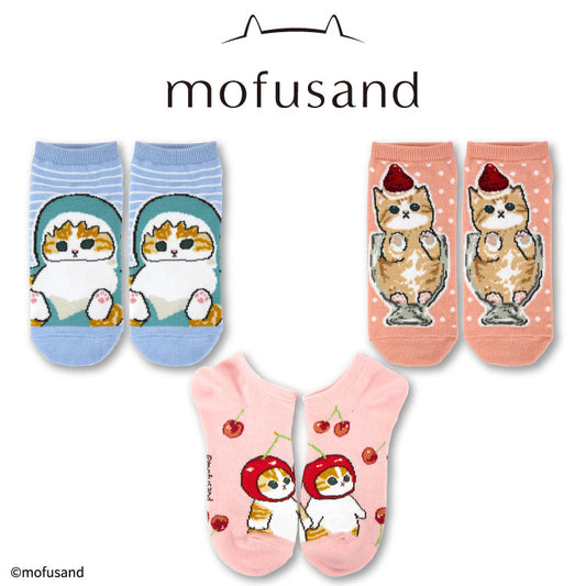 mofusand コラボ アンクルソックス