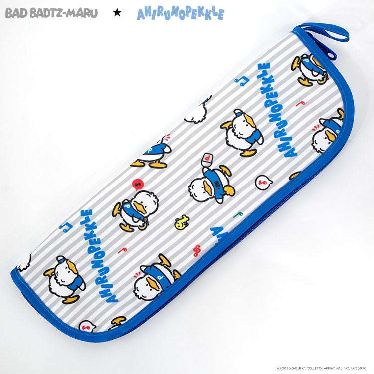 バッドばつ丸&あひるのペックル コラボ 折りたたみ傘ポーチ