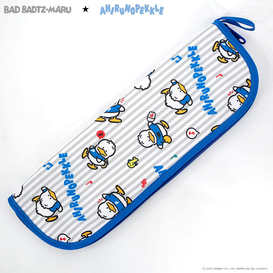 バッドばつ丸&あひるのペックル コラボ 折りたたみ傘ポーチ