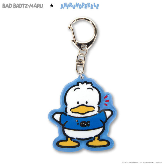 バッドばつ丸&あひるのペックル コラボ アクリルキーホルダー