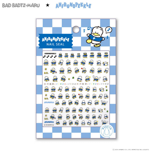 バッドばつ丸&あひるのペックル コラボ ネイルシール