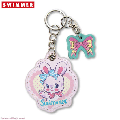 SWIMMER コラボ レザー調キーホルダー