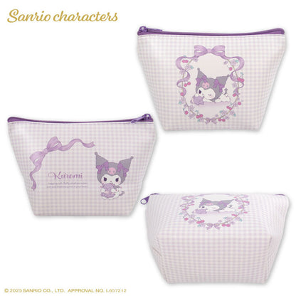 サンリオキャラクターズ ふわふわぬいぐるみ コラボ 台形ポーチ