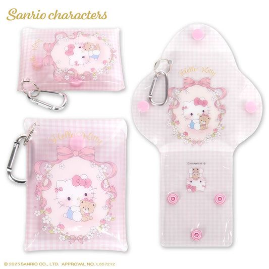 サンリオキャラクターズ ふわふわぬいぐるみ コラボ クリアマルチケース