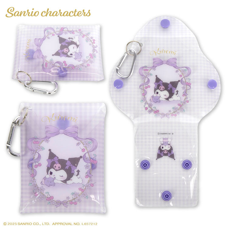 サンリオキャラクターズ ふわふわぬいぐるみ コラボ クリアマルチケース