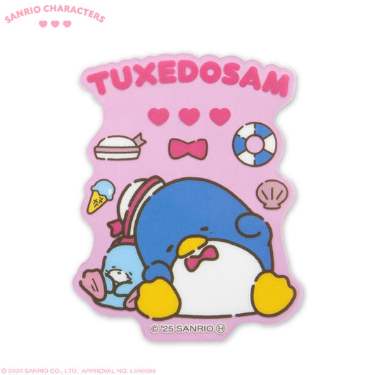 サンリオキャラクターズ いつもいっしょのお友だち コラボ ステッカー(クリア)