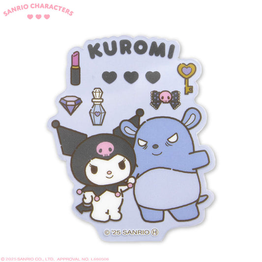 サンリオキャラクターズ いつもいっしょのお友だち コラボ ステッカー(クリア)