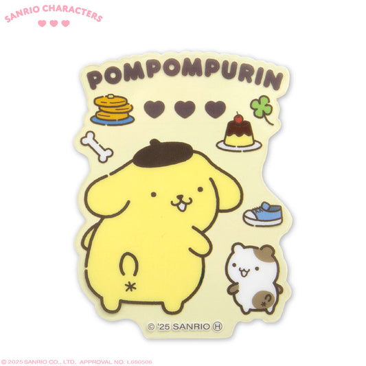 サンリオキャラクターズ いつもいっしょのお友だち コラボ ステッカー(クリア)