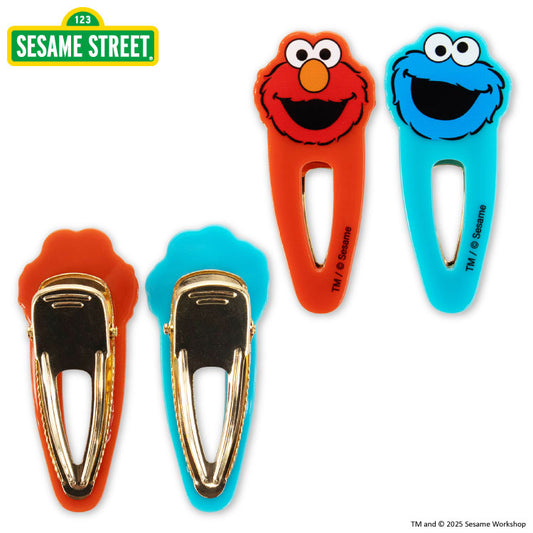セサミストリート コラボ ヘアクリップ2P