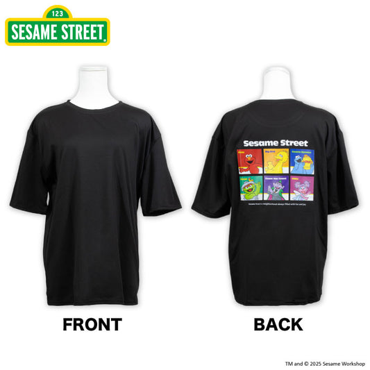 【WEB限定】セサミストリート コラボ オーバーサイズTシャツ