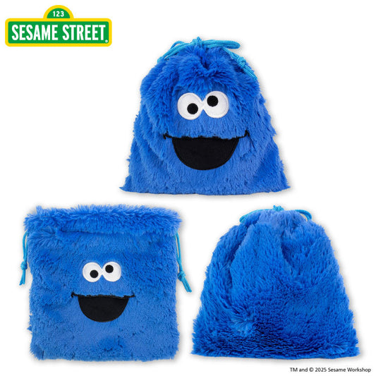 セサミストリート コラボ ふわふわ巾着