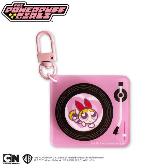 パワーパフ ガールズ コラボ レコード風アクリルキーホルダー