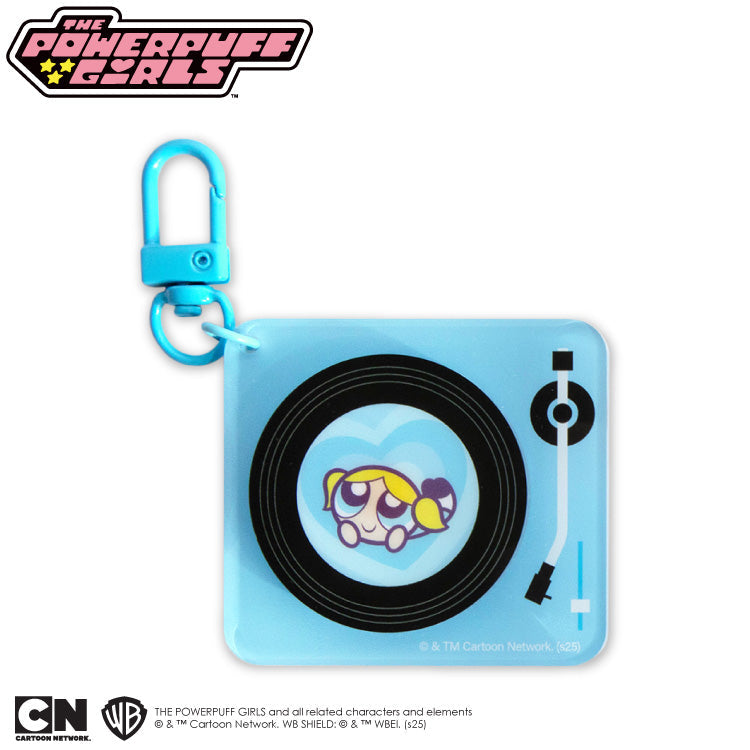 パワーパフ ガールズ コラボ レコード風アクリルキーホルダー