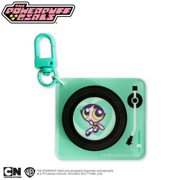 パワーパフ ガールズ コラボ レコード風アクリルキーホルダー