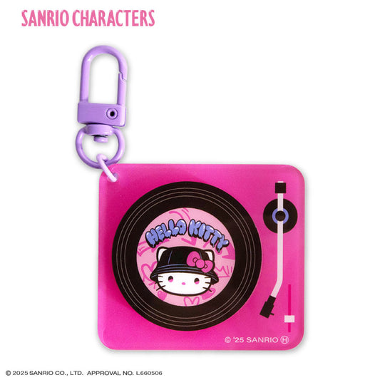 サンリオキャラクターズ コラボ レコード風アクリルキーホルダー