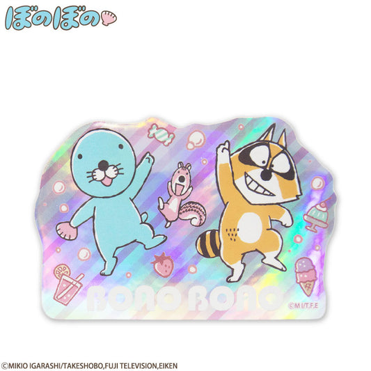 ぼのぼの コラボ ステッカー(ホログラム)