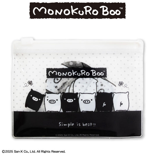 モノクロブー コラボ フレークステッカー