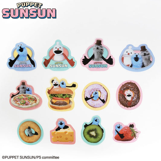 パペットスンスン コラボ フレークステッカー 第二弾