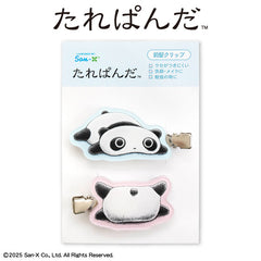 たれぱんだ コラボ アクリル前髪クリップ