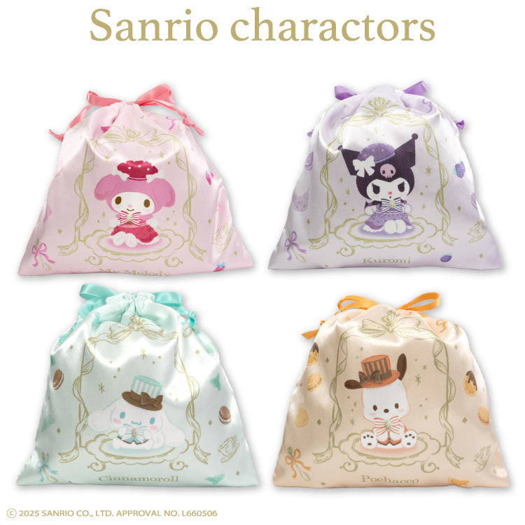 サンリオキャラクターズ ティールームデザイン コラボ 巾着(M)
