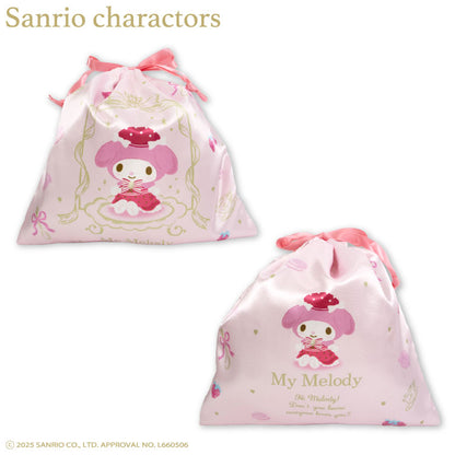 サンリオキャラクターズ ティールームデザイン コラボ 巾着(M)