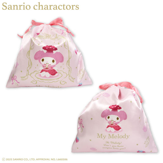 サンリオキャラクターズ ティールームデザイン コラボ 巾着(M)