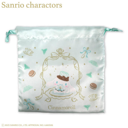 サンリオキャラクターズ ティールームデザイン コラボ 巾着(M)