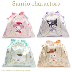 サンリオキャラクターズ ティールームデザイン コラボ 巾着(M)