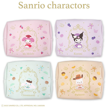サンリオキャラクターズ ティールームデザイン コラボ 箱型ポーチ