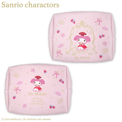 サンリオキャラクターズ ティールームデザイン コラボ 箱型ポーチ