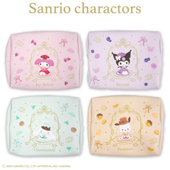 サンリオキャラクターズ ティールームデザイン コラボ 箱型ポーチ