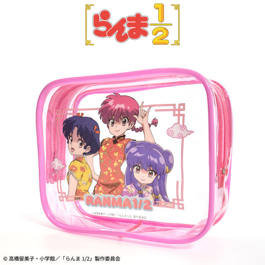 らんま1/2 コラボ クリア箱型ポーチ