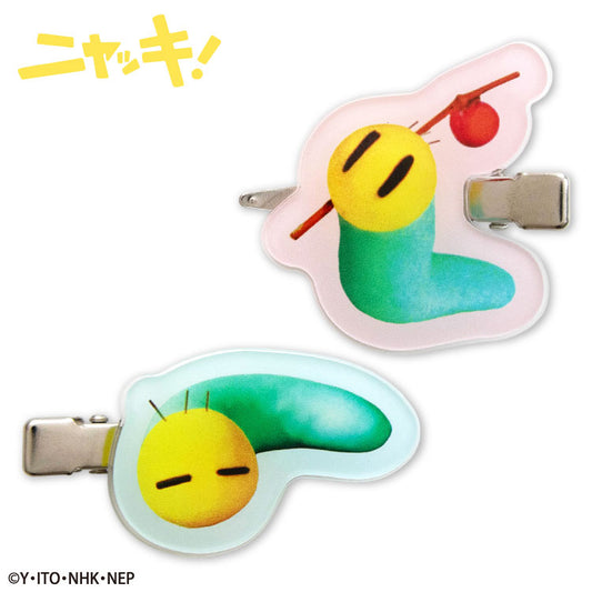 ニャッキ！ コラボ アクリル前髪クリップ