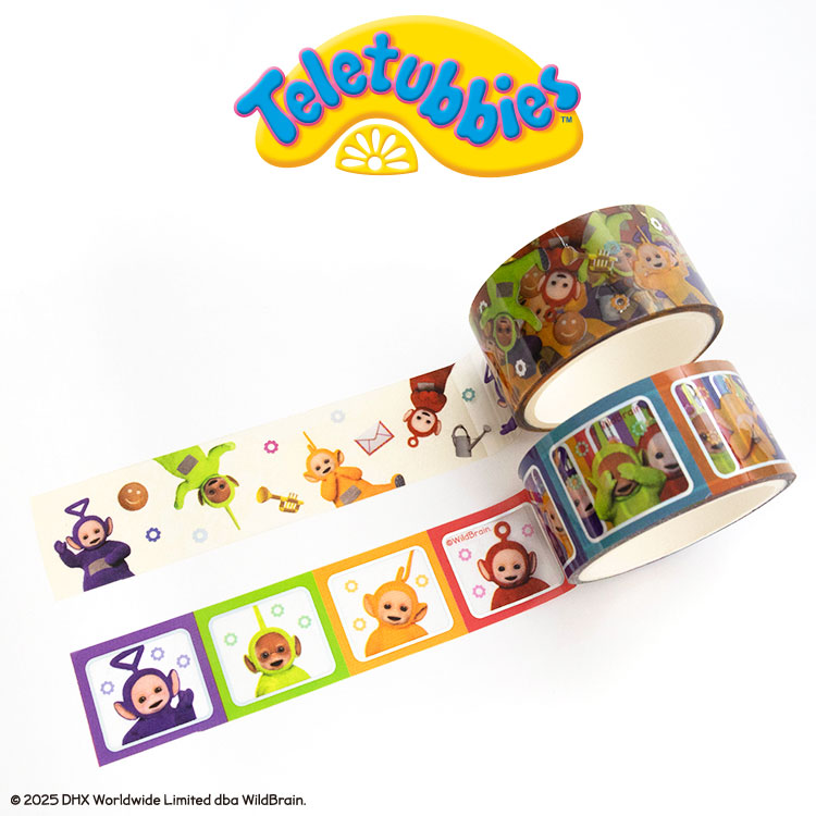 テレタビーズ コラボ クリアロールテープ2P