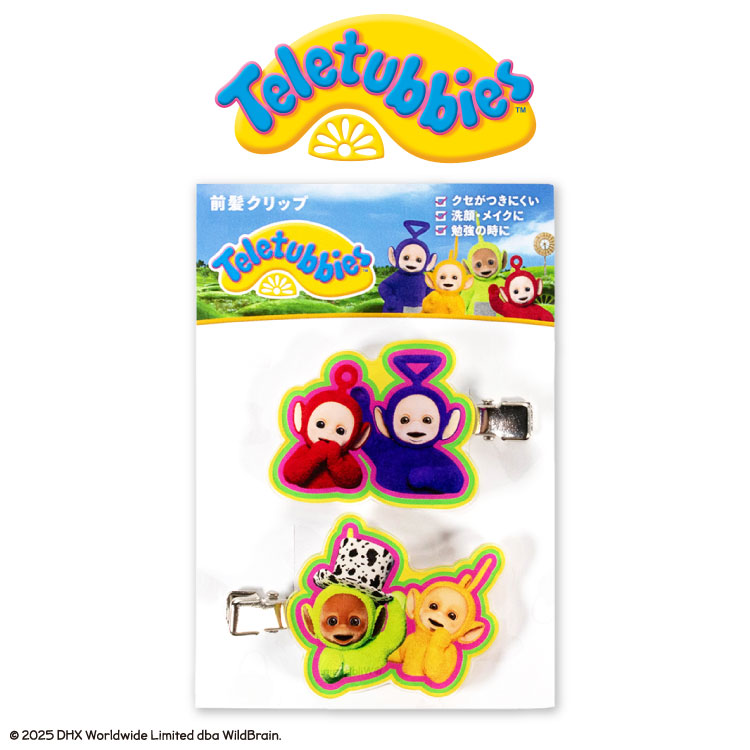 テレタビーズ コラボ アクリル前髪クリップ