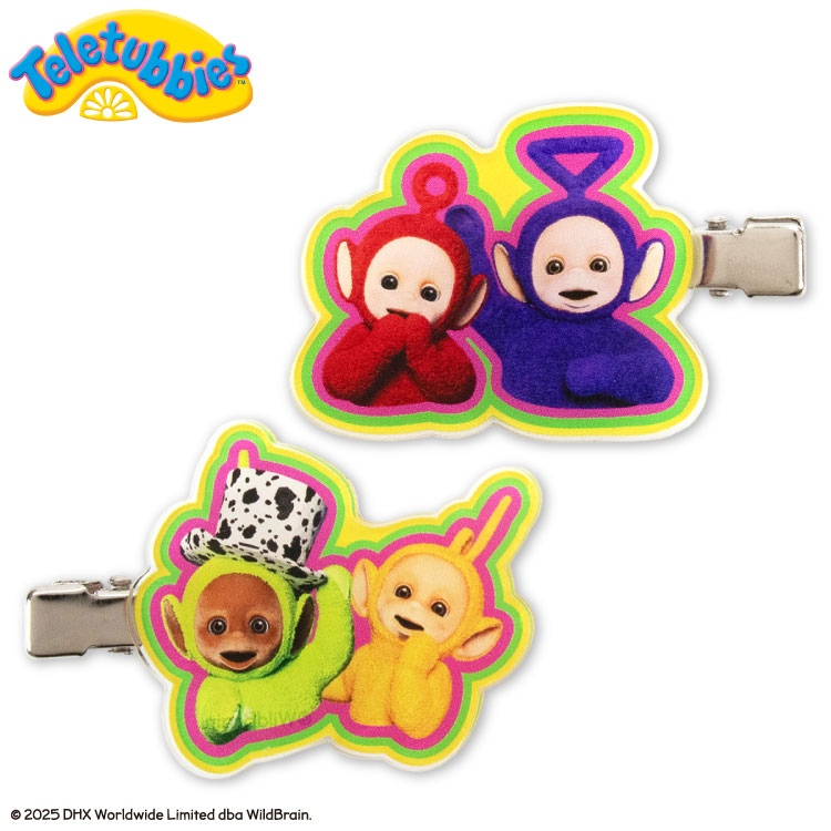 テレタビーズ コラボ アクリル前髪クリップ