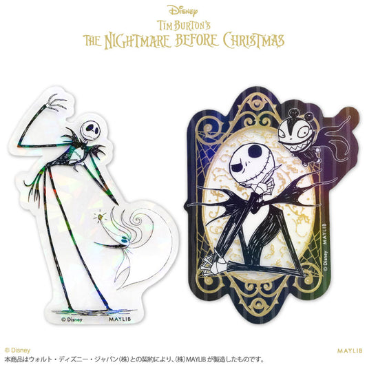 ナイトメアー・ビフォア・クリスマス ステッカー(クリア)