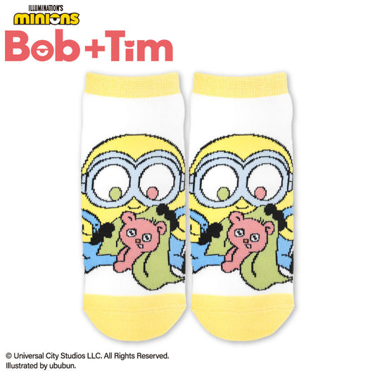 MINIONS Bob+Tim コラボ アンクルソックス