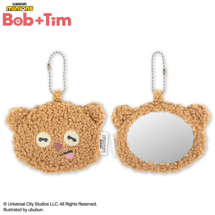 MINIONS Bob+Tim コラボ ダイカットコンパクトミラー
