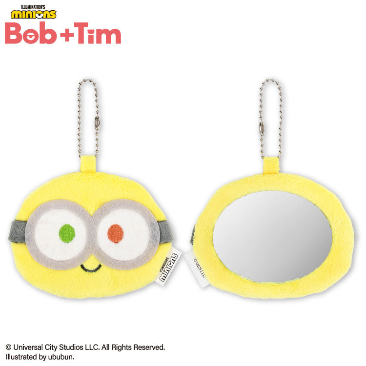 MINIONS Bob+Tim コラボ ダイカットコンパクトミラー