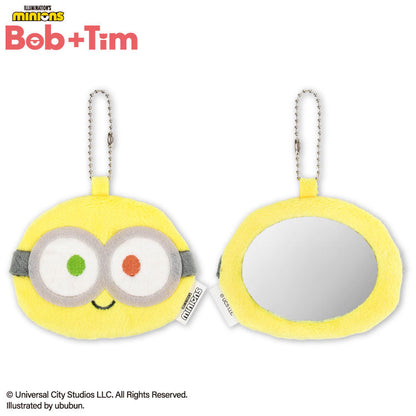 MINIONS Bob+Tim コラボ ダイカットコンパクトミラー