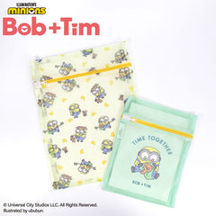 MINIONS Bob+Tim コラボ 洗濯ネット2P