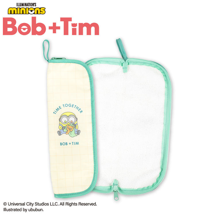 MINIONS Bob+Tim コラボ 折りたたみ傘ポーチ