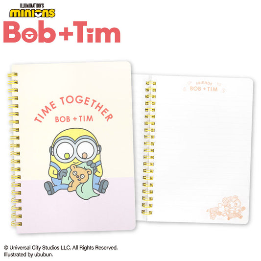 MINIONS Bob+Tim コラボ B6リングノート