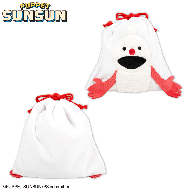 予約販売】パペットスンスン コラボ ふわふわ巾着 ノンノン