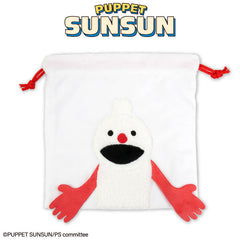 パペットスンスン コラボ ふわふわ巾着 ノンノン