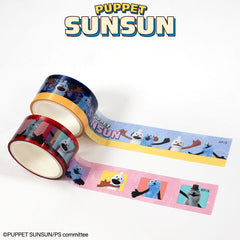 パペットスンスン コラボ クリアロールテープ2P