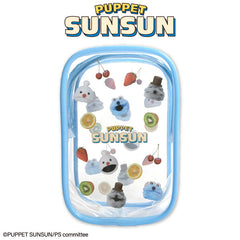 パペットスンスン コラボ クリアリップポーチ