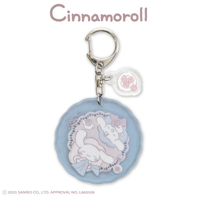 のんびりシナモロール コラボ アクリルキーホルダー